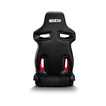 Asiento baquet Sparco R333 MY21 negro/rojo