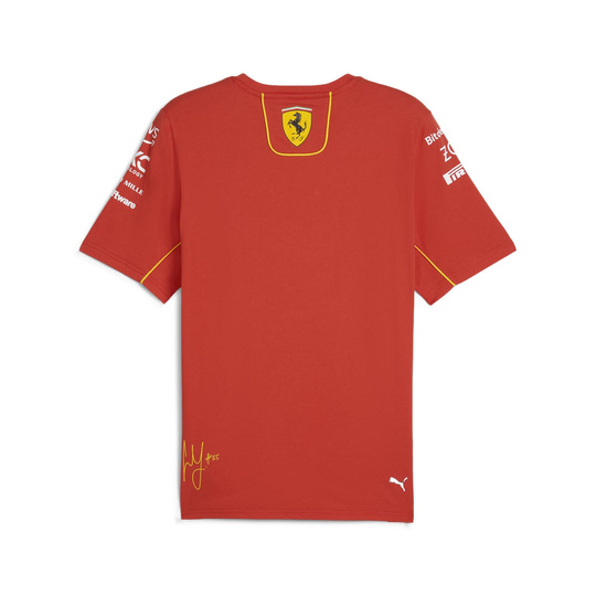 2024 Scuderia Ferrari F1 Men's Team Sainz T-shirt