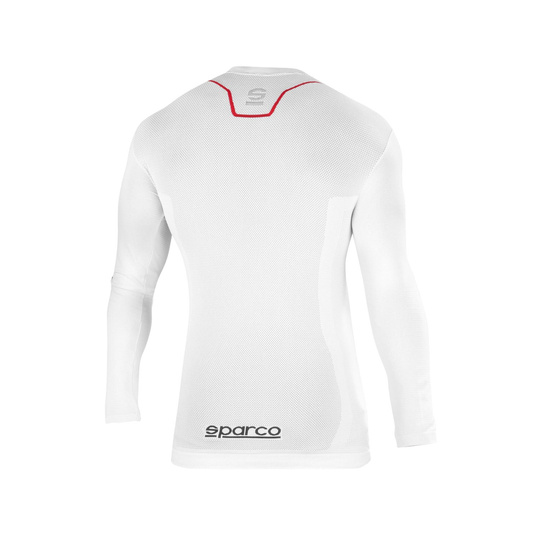 Camiseta interior de cuello alto Sparco K-Carbon blanca