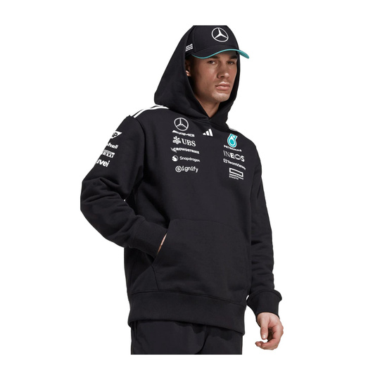 2025 Mercedes F1 Petronas Mens Team Hooded Sweatshirt