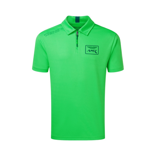 2026 Aston Martin Racing Polo Shirt Fluorescent Green