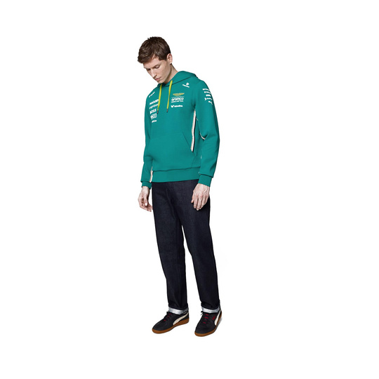 2025 Aston Martin Aramco F1 Mens Team Hoodie