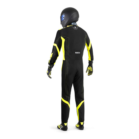 Sparco Italy THUNDER Karting Suit Black/Yellow (FIA)