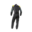 OMP Italy TECNICA HYBRID Racing Suit Black-yellow (FIA)