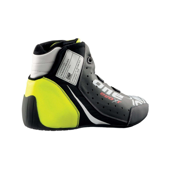 Chaussures OMP One EVO X R noires/jaunes (FIA)