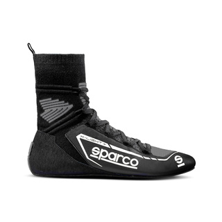 Sparco X-Light+ Shoes Black/White (FIA)