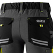 Pantalon Sparco Tech gris/jaune