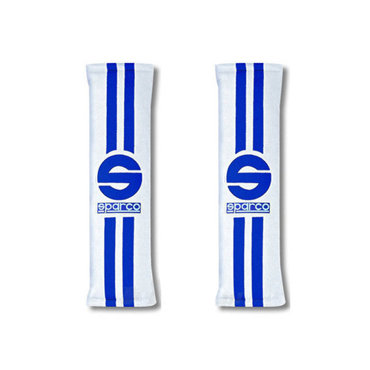 Sparco Italy LINEA 77 Shoulder Pads 2" white