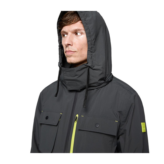 2025 Aston Martin Aramco F1 Men's 6 pocket Rain Jacket