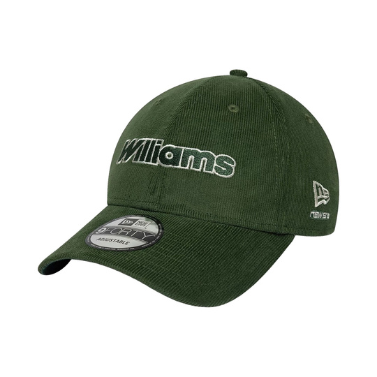 Casquette Williams F1 Traditional Cord 2026 verte