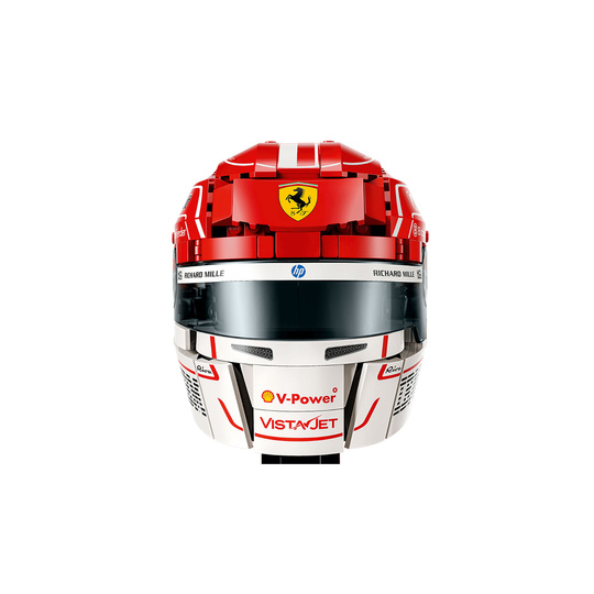 LEGO Maqueta del casco de Charles Leclerc, Scuderia Ferrari HP Lego Editions