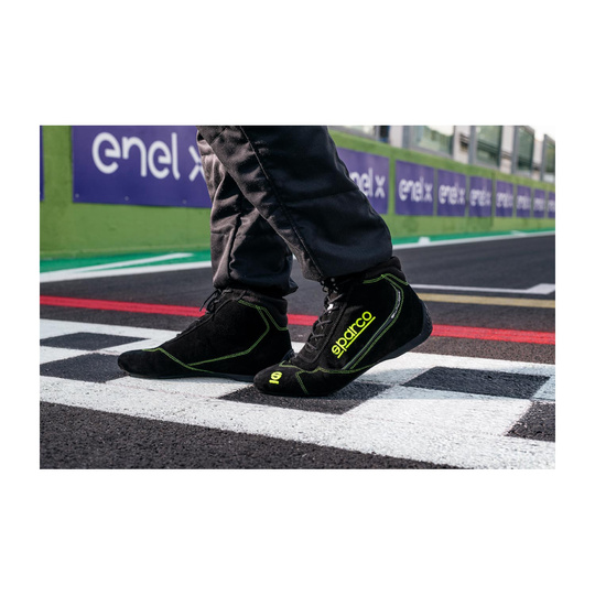 Botas Sparco Slalom MY22 negras/amarillas (FIA)