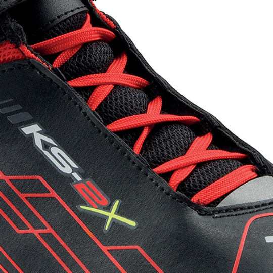Botas OMP KS-2X negras/rojas (FIA)