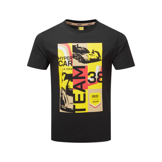2023 Hertz Team Jota WEC Mens Graphic t-shirt black
