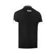Sparco ZIP MY24 Polo Shirt Black