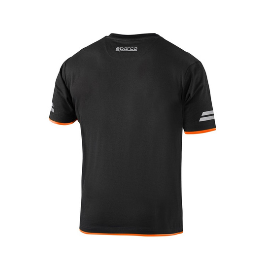 T-shirt Sparco Tech noir/orange