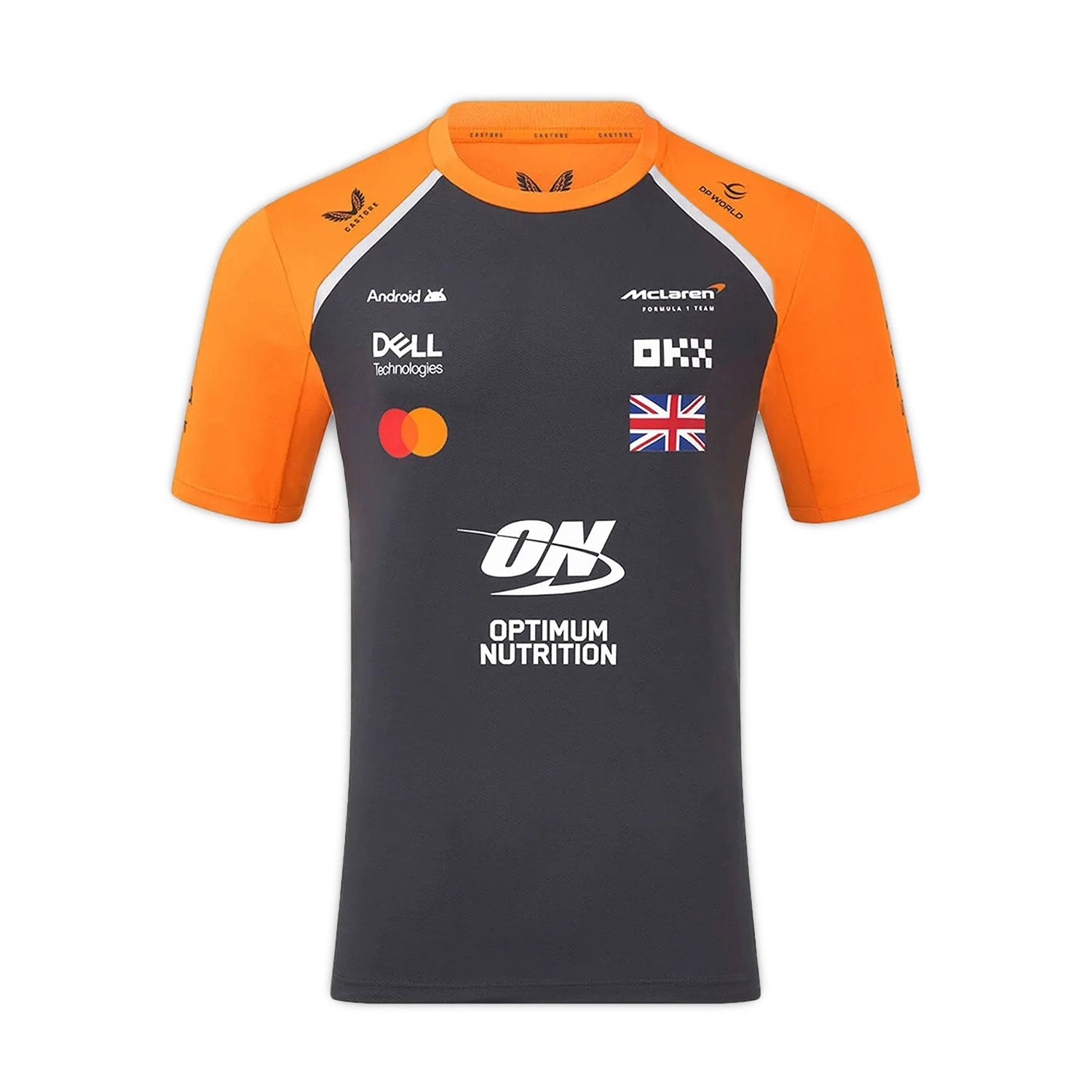 2025 McLaren F1 UK Mens Set Up Norris Team T-Shirt grey