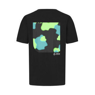 2024 Mercedes AMG Petronas F1 Men's Spray Camo T-shirt