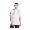 2025 Mercedes AMG Petronas F1 Mens Team Polo shirt white