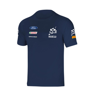 Ford World Rally Team M-Sport Sparco Team T-shirt Navy Blue