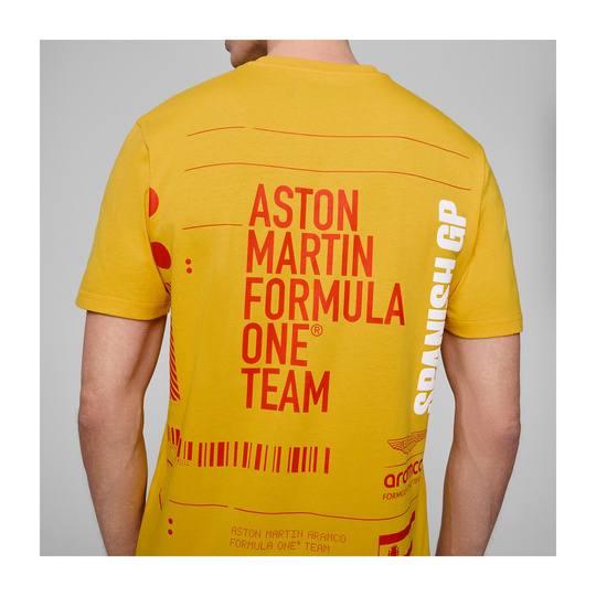 2025 Aston Martin Aramco F1 Men's GP Spain T-Shirt