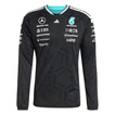 2026 Mercedes AMG F1 Authentic Team Long Sleeve T-shirt Black