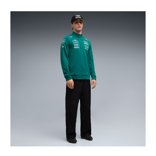 Sudadera Team Aston Martin F1 Half Zip 2026