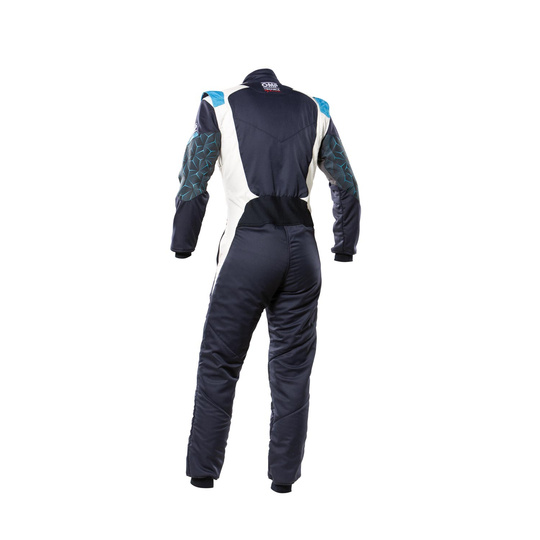 OMP Tecnica Hybrid Race Suit Navy (FIA)