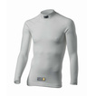 Camiseta interior de cuello alto OMP Tecnica EVO blanca (FIA)