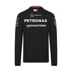 2024 Mercedes AMG Petronas F1 Men's Team Long Driver Black T-shirt