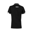 Polo femme Sparco ZIP noir