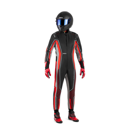 Sparco Superleggera-K Karting Suit Black/Red (FIA)