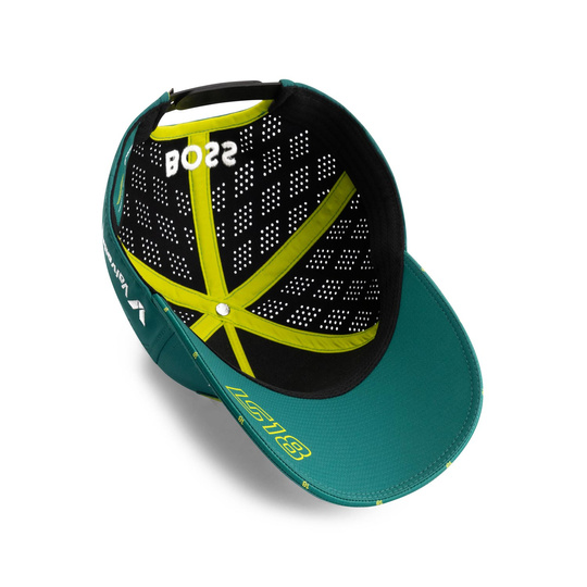 Gorra de béisbol para niños Stroll Team Aston Martin F1 2025 verde