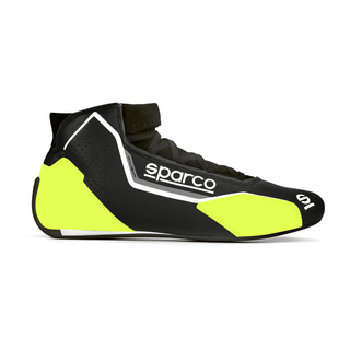 Sparco X-Light Racing Shoes Black/Yellow (FIA)