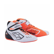 Alpinestars TECH 1-KX V2 Racing Shoes White/Orange