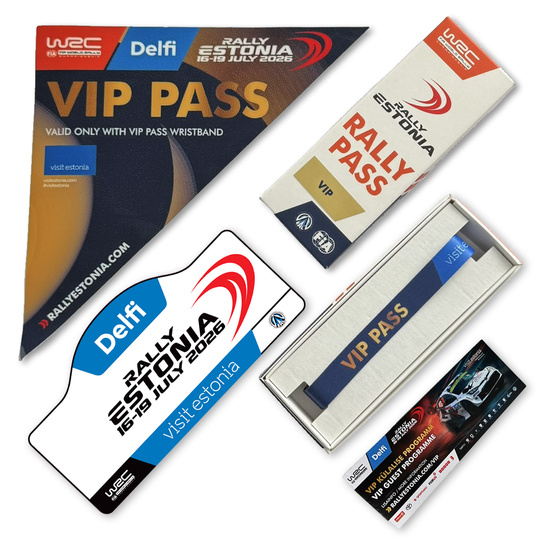 WRC Delfi Rally Estonia 2026 VIP Pass — 4-Day VIP Ticket