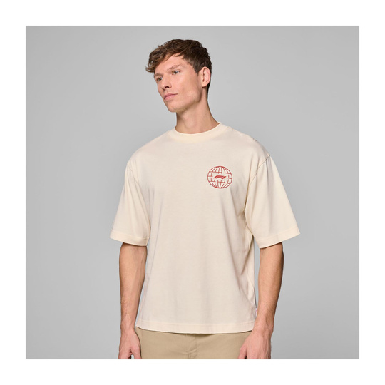 2025 Formula 1 Puma Men's Camo Graphic Beige T-shirt