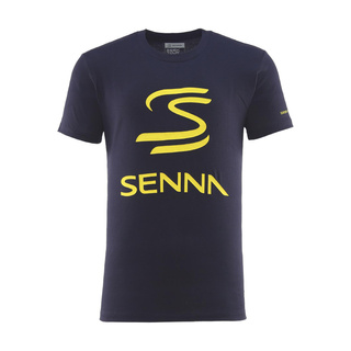 2025 Ayrton Senna F1 Collection Mens Legacy Logo T-Shirt