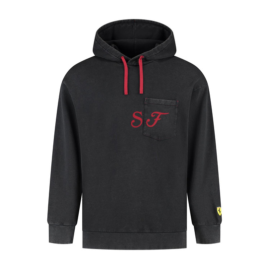 Sudadera con capucha Scuderia Ferrari F1 Graphic negra