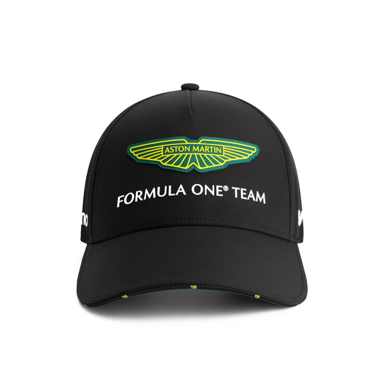 2025 Aston Martin Aramco F1 Mens Stroll Team Baseball Cap black