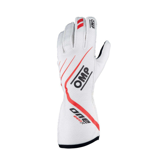 OMP Italy ONE EVO X Racing Gloves White (FIA)