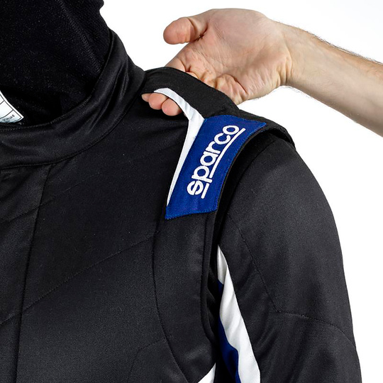 Sparco Sprint Pro MY25 Race Suit Black/Blue (FIA)