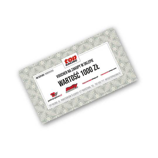 Top Racing Gift Voucher 1000 PLN