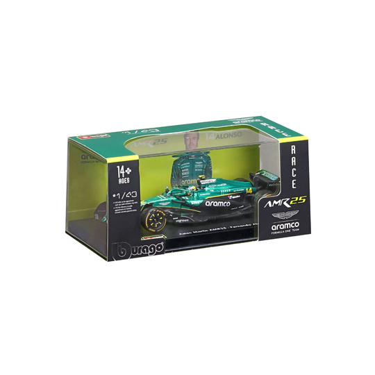 Coche a escala Aston Martin F1 Fernando Alonso 1:43 Signature AMR25