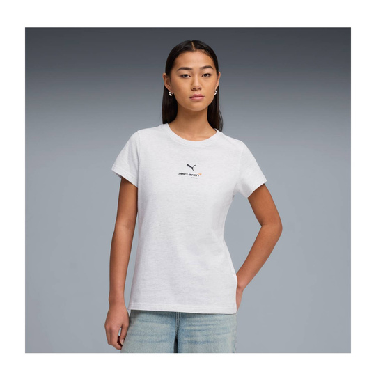 2026 McLaren F1 UK Ladies Small Logo T-Shirt white