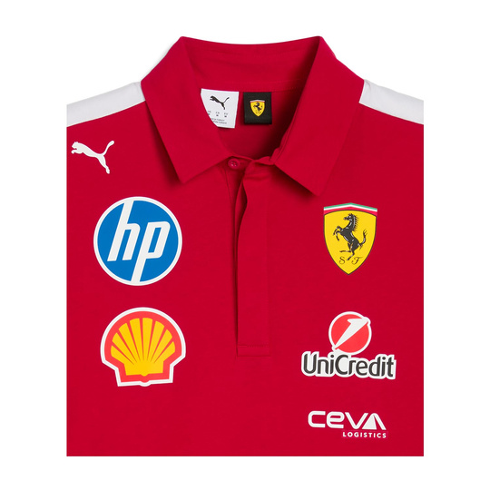 Polo mujer Team Scuderia Ferrari F1 2025