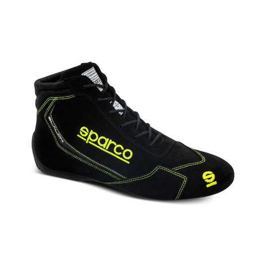 Botas Sparco Slalom MY22 negras/amarillas (FIA)