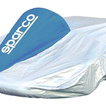 Funda Sparco para kart plateada/azul