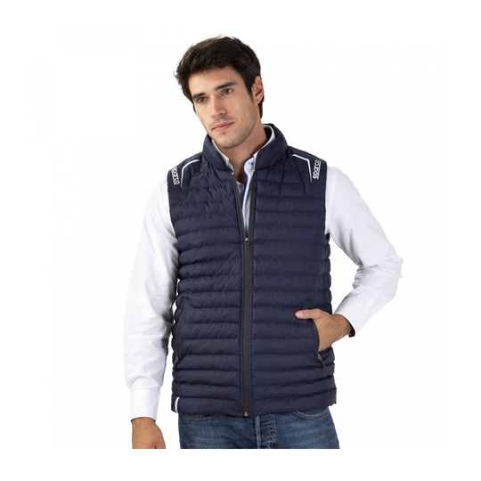 Sparco Italy Mens FRAME Gilet Navy
