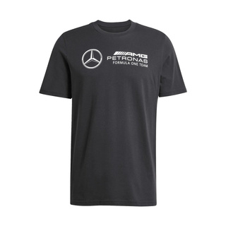 2025 Mercedes AMG Petronas F1 Mens Logo T-shirt black